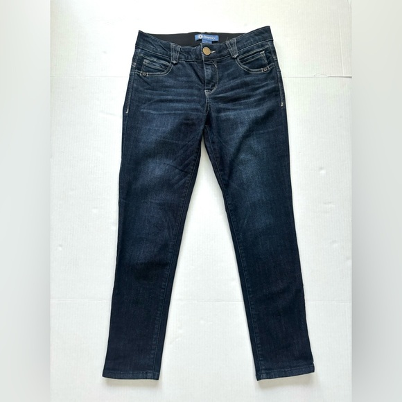 Democracy‎ "Ab"solution Jeans Slimming Tummy Control Dark Blue Stretch Women’s 4 - Picture 1 of 13